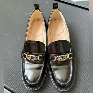 Sam Edelman Black Leather Loafers
